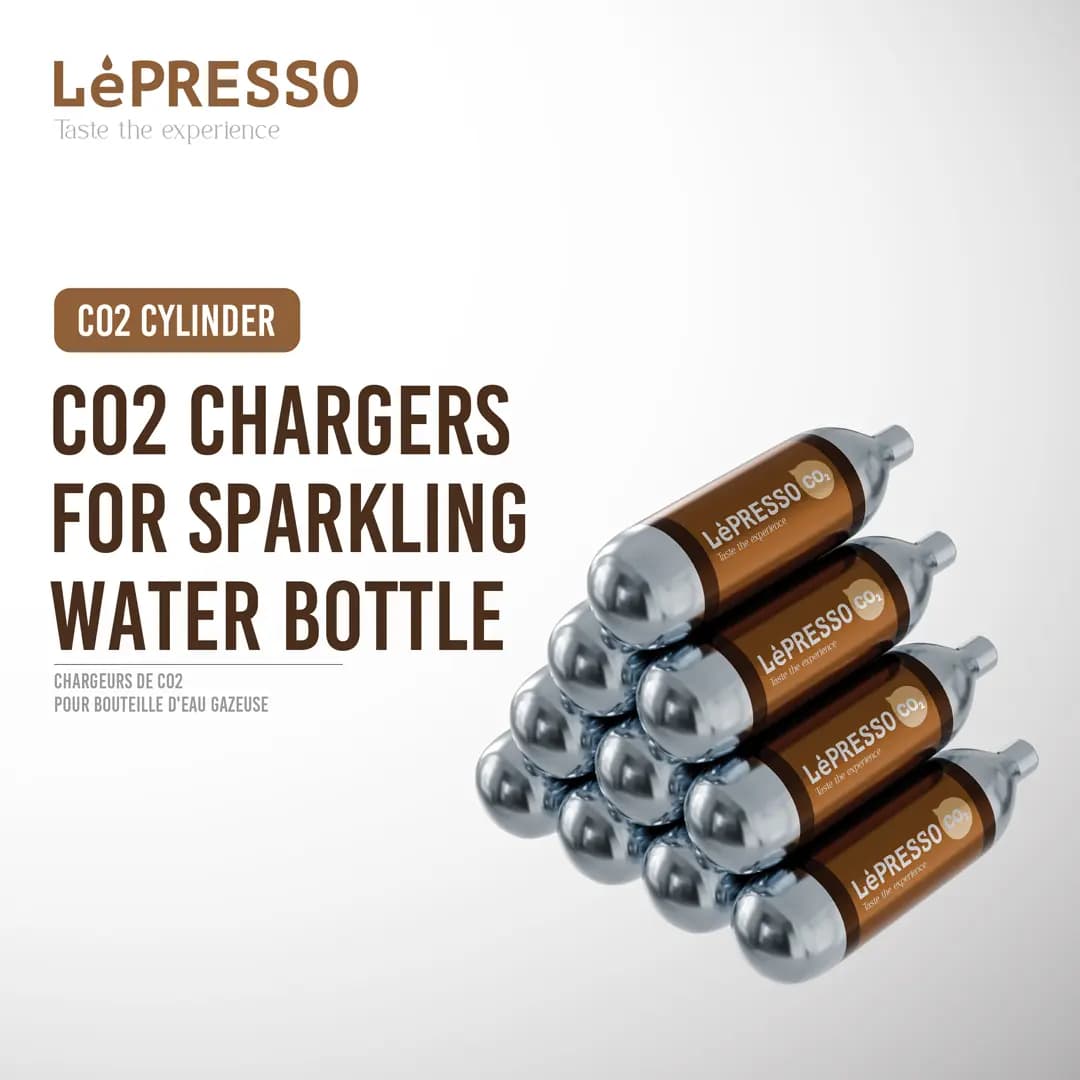 كپسول 10 عددی CO2 سودا ساز پرتابل Lepresso Co2 Chargers 8g — تصویر ۵