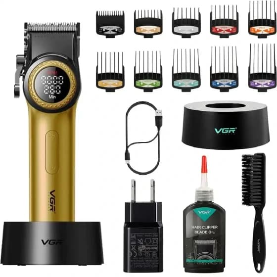ماشین اصلاح حرفه ای سر و صورت وی جی آر مدل V 001 edition — تصویر ۵