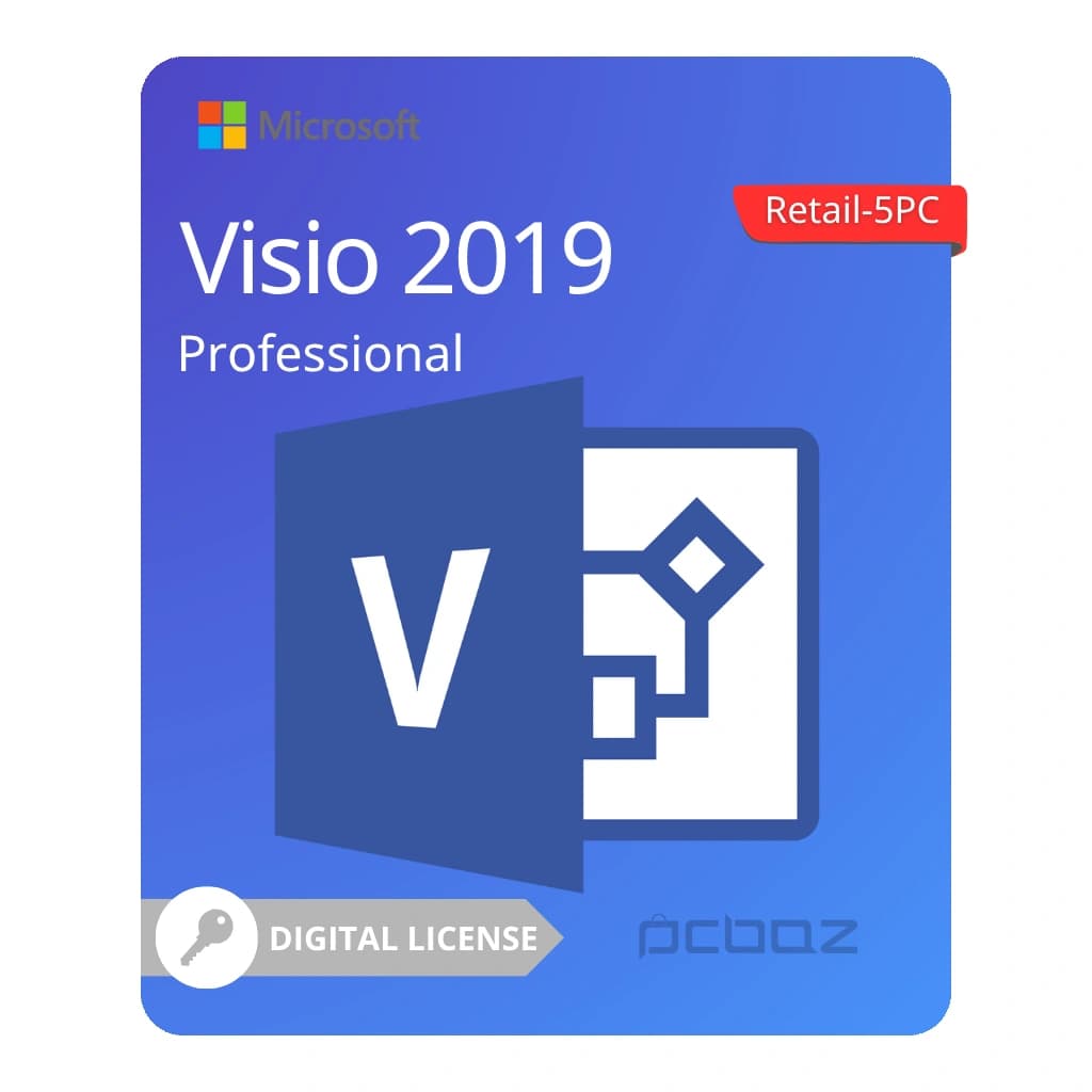 لایسنس ویزیو پرو 2019 (Retail-5PC) — تصویر ۳