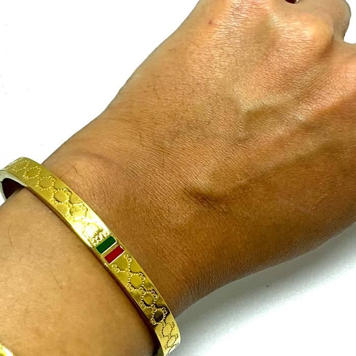 دستبند زنانه گوچی استیل