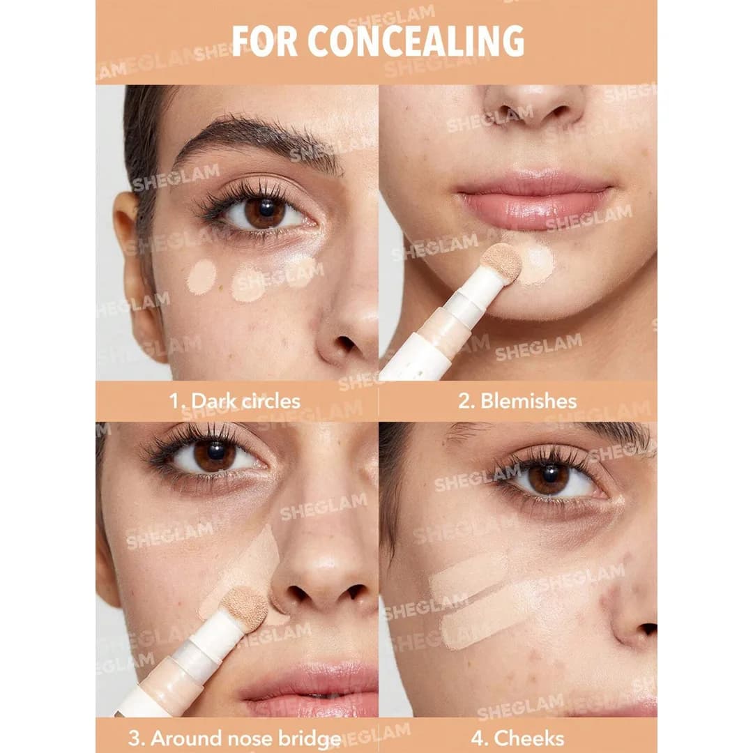 کانسیلر اسفنجی شیگلم Complexion رنگ Shell — تصویر ۵