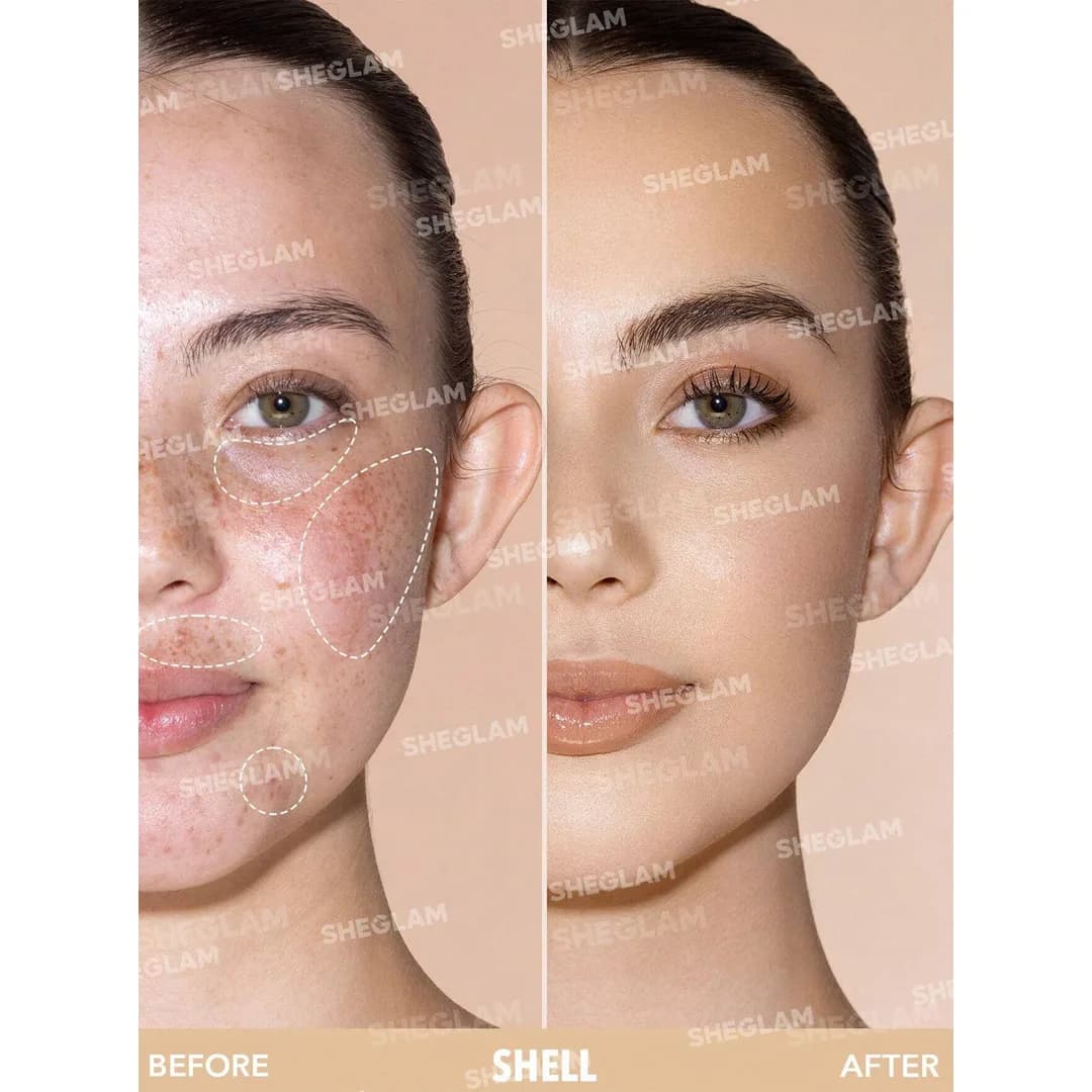کانسیلر اسفنجی شیگلم Complexion رنگ Shell — تصویر ۲
