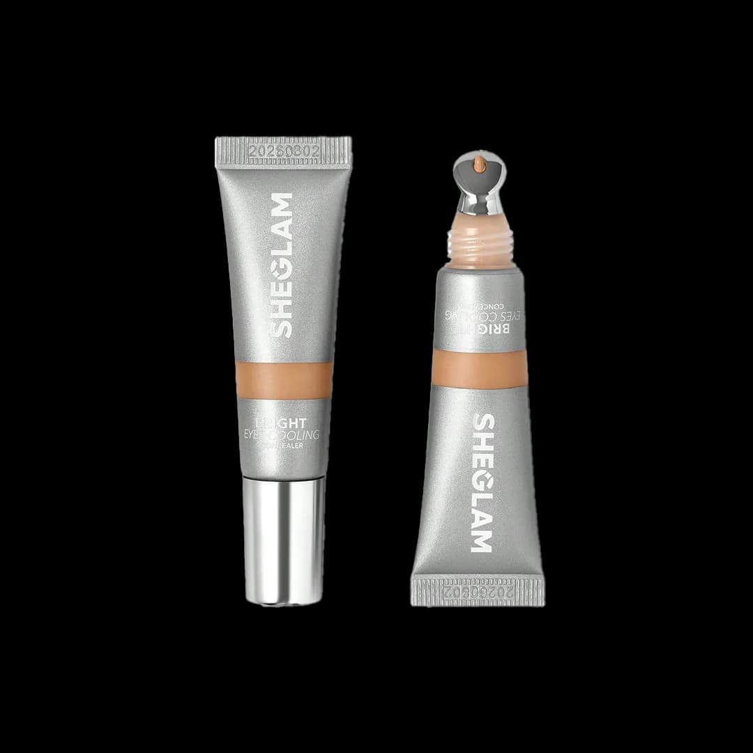 کانسیلر سرفلزی شیگلم Bright Eyes Cooling رنگ Warm Vanilla — تصویر ۸