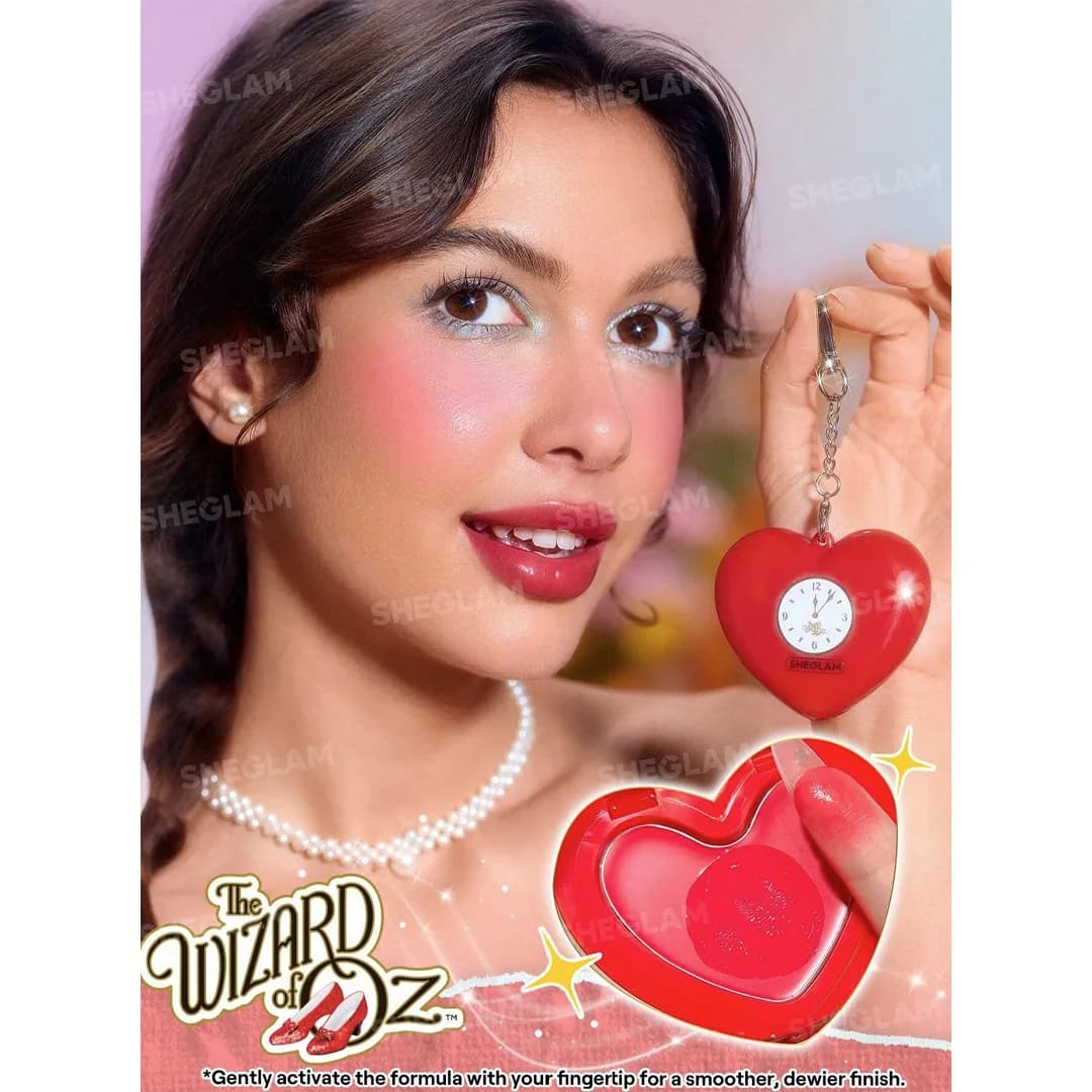 رژگونه مایع شیگلم مدل Heart Clock Dewy Blush — تصویر ۴