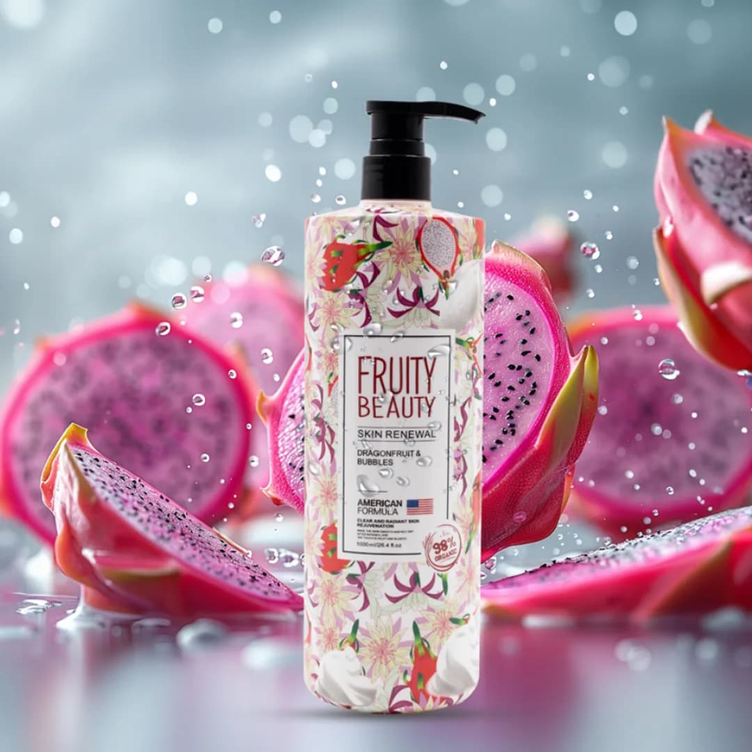 شامپو بدن Fruity beauty با رایحه میوه اژدها — تصویر ۴