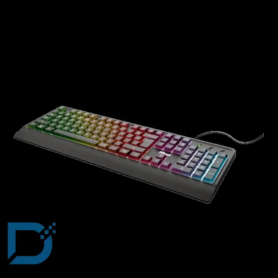 کیبورد گیمینگ باسیم تراست مدل Ziva Gaming Led — تصویر ۸