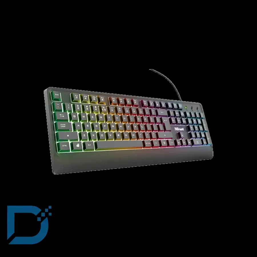 کیبورد گیمینگ باسیم تراست مدل Ziva Gaming Led — تصویر ۳