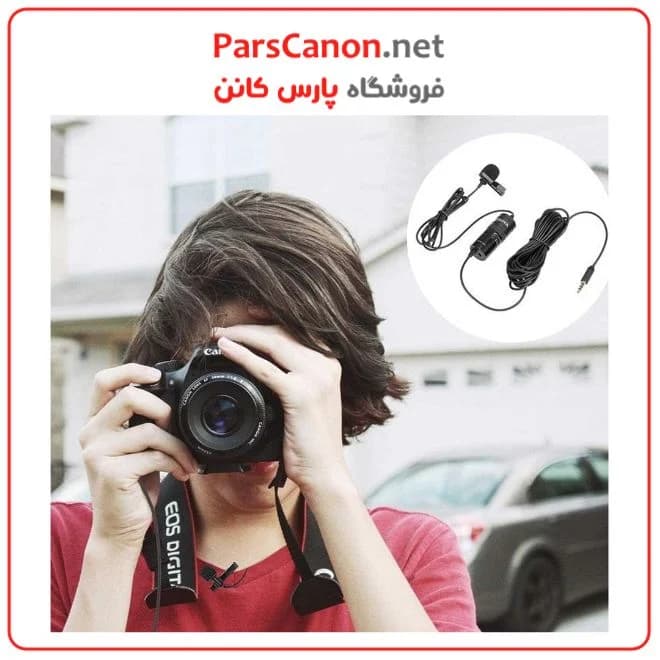 میکروفون یقه‌ای با سیم بویا BOYA BY-M1 Pro Lavalier Microphone — تصویر ۱۲