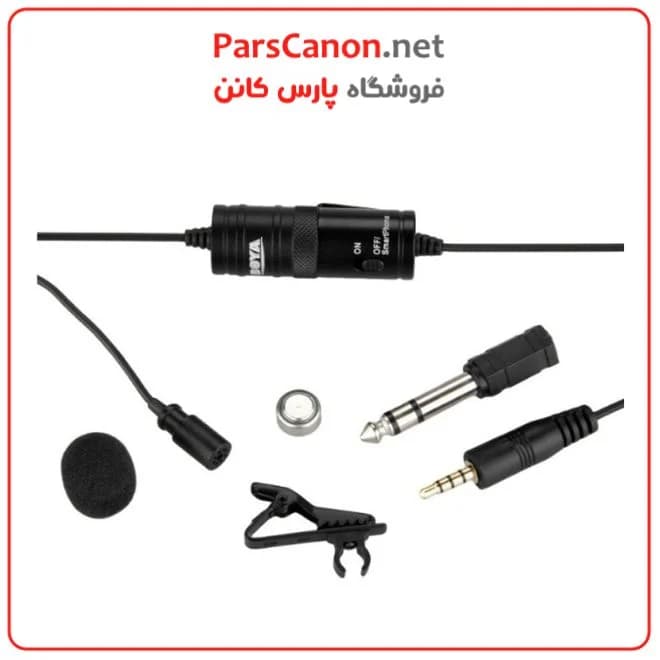 میکروفون یقه ای بویا BOYA BY-M1 Lavalier Microphone — تصویر ۳