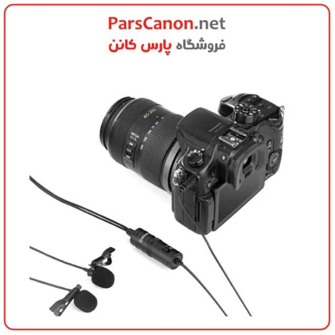 میکروفن یقه ای بویا BOYA BY-M1DM Dual Lavalier Microphone — تصویر ۱۱