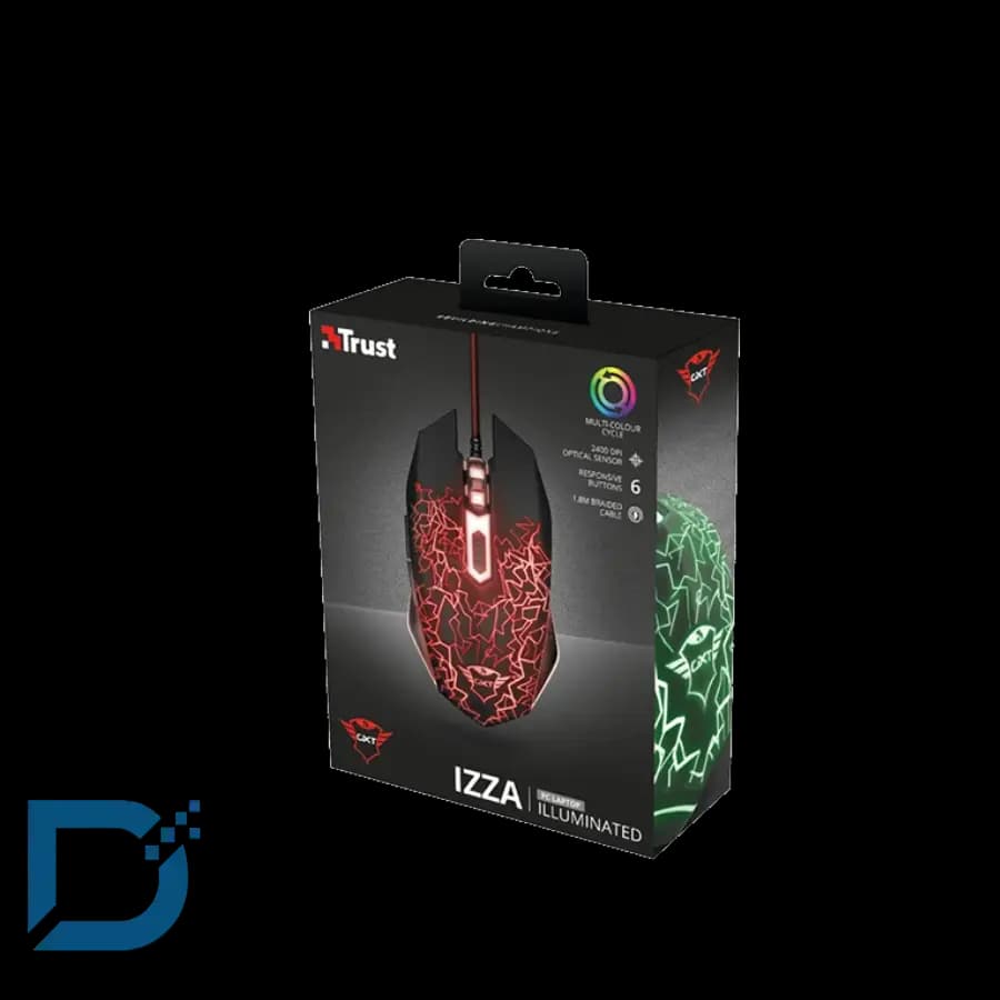 ماوس گیمینگ تراست مدل GXT 105 Izza Illuminated — تصویر ۴