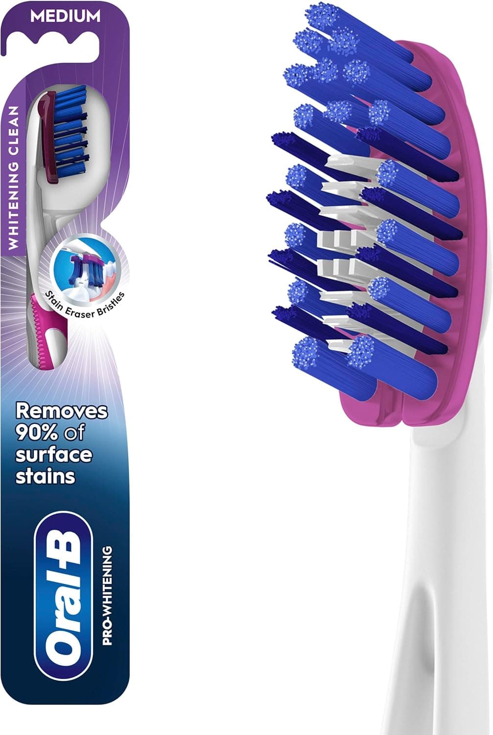 مسواک پروفلکس مدیوم اورال بی Oralb Pro Flex Stain Eraser Toothbrush Medium