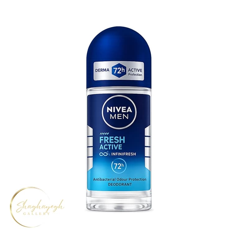 مام نیوا رولی فرش اکتیو مردانه 50 میل NIVEA MEN Fresh Active InfiniFresh Anti-Perspirant Roll On 50ml — تصویر ۲