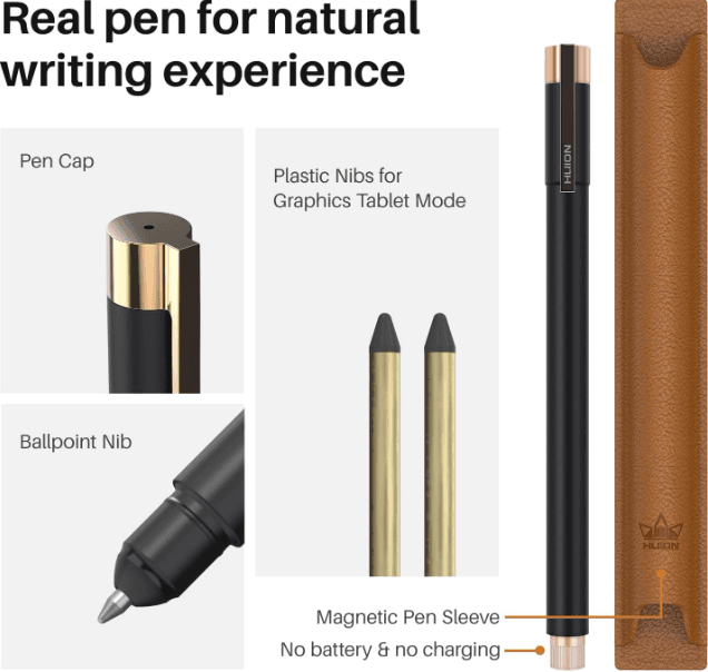 قلم نوری هویون مدل huion note — تصویر ۳
