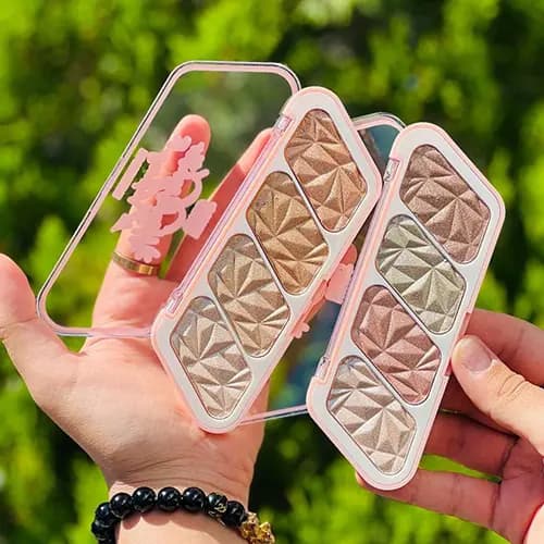 پالت هایلایتر 4 رنگ یوشاس 6 عددی — تصویر ۶