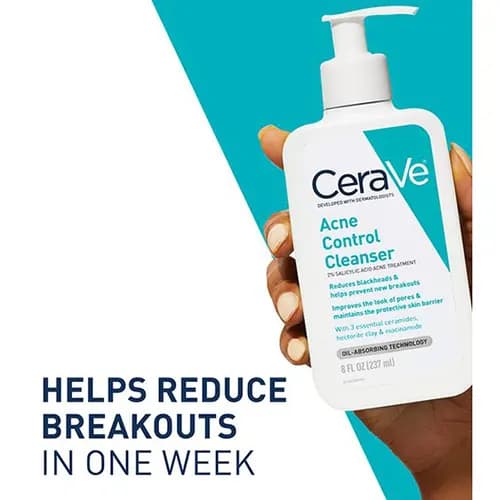 ژل شستشو ضد جوش سالیسیلیک اسید سراوی CERAVE — تصویر ۲