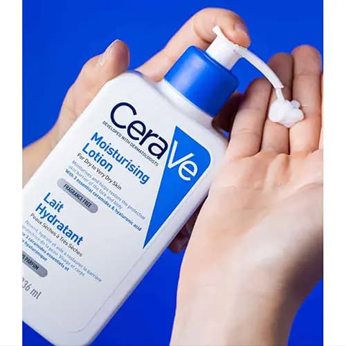 لوسیون مرطوب کننده پوست خشک سراوی CERAVE — تصویر ۷