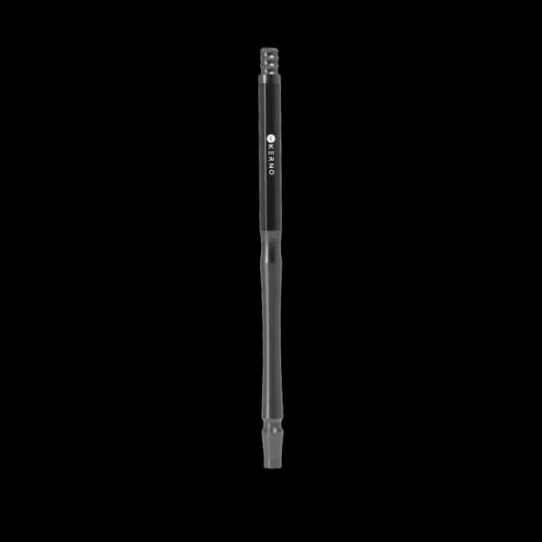 دسته شلنگ آلومینیومی قلیان کرنو مشکی Kerno hookah aluminum hose handle black — تصویر ۲