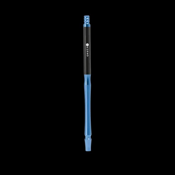 دسته شلنگ آلومینیومی قلیان کرنو آبی Kerno hookah aluminum hose handle blue — تصویر ۲