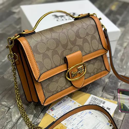 کیف چرم زنانه برند کوچ Coach کد 4 — تصویر ۱۱