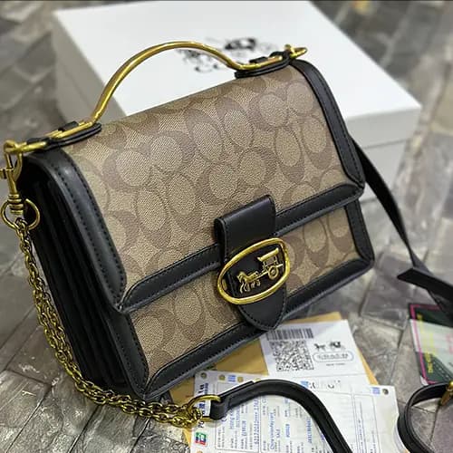 کیف چرم زنانه برند کوچ Coach کد 4 — تصویر ۵