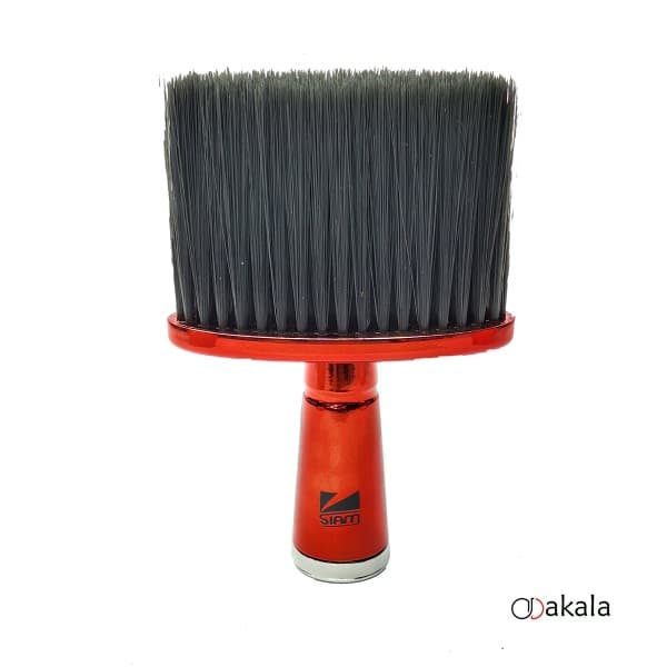 موپران آرایشگری صیام دسته دار قرمز با موی مشکی کد 22 — تصویر ۴