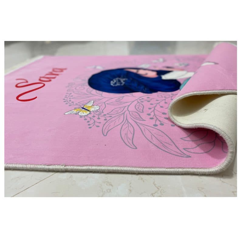 فرش کودک اختصاصی پری و پروانه صورتی — تصویر ۹