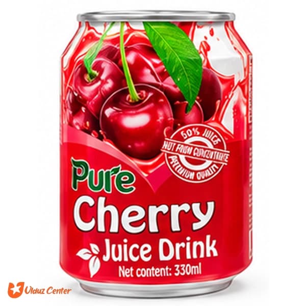 نوشیدنی Pure با طعم گیلاس 330 میل
