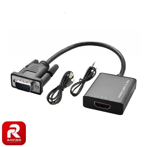 مبدل VGA به HDMI اونتن مدل OTN-5138 با پشتیبانی از انتقال صدا — تصویر ۳