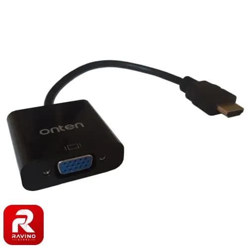 تبدیل HDMI به VGA اونتن مدل OTN-5165 با پشتیبانی از رزولوشن Full H