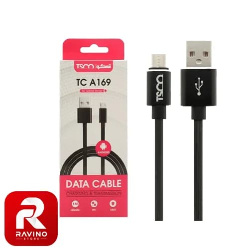 کابل تبدیل USB به microUSB تسکو مدل TC A169 طول 1 متر — تصویر ۲
