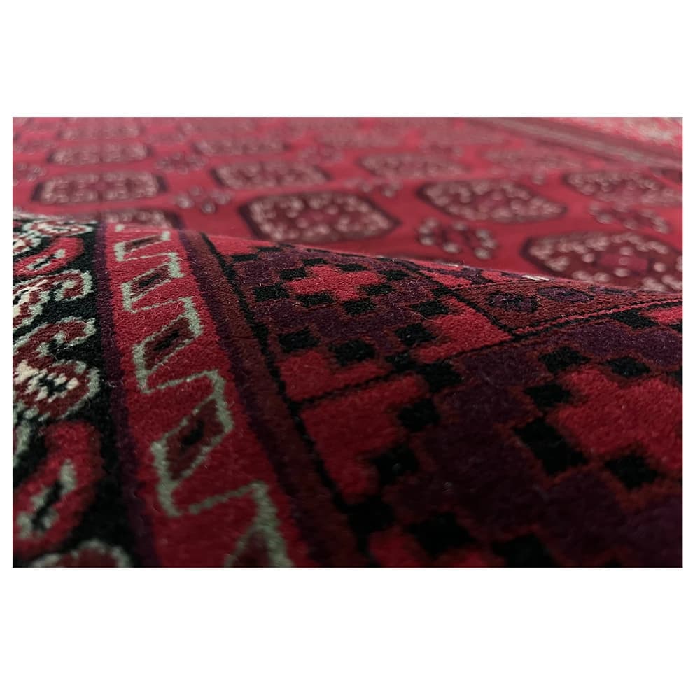 فرش ماشینی ترکمن 500 شانه طرح بلوچ کد R4500 — تصویر ۱۱