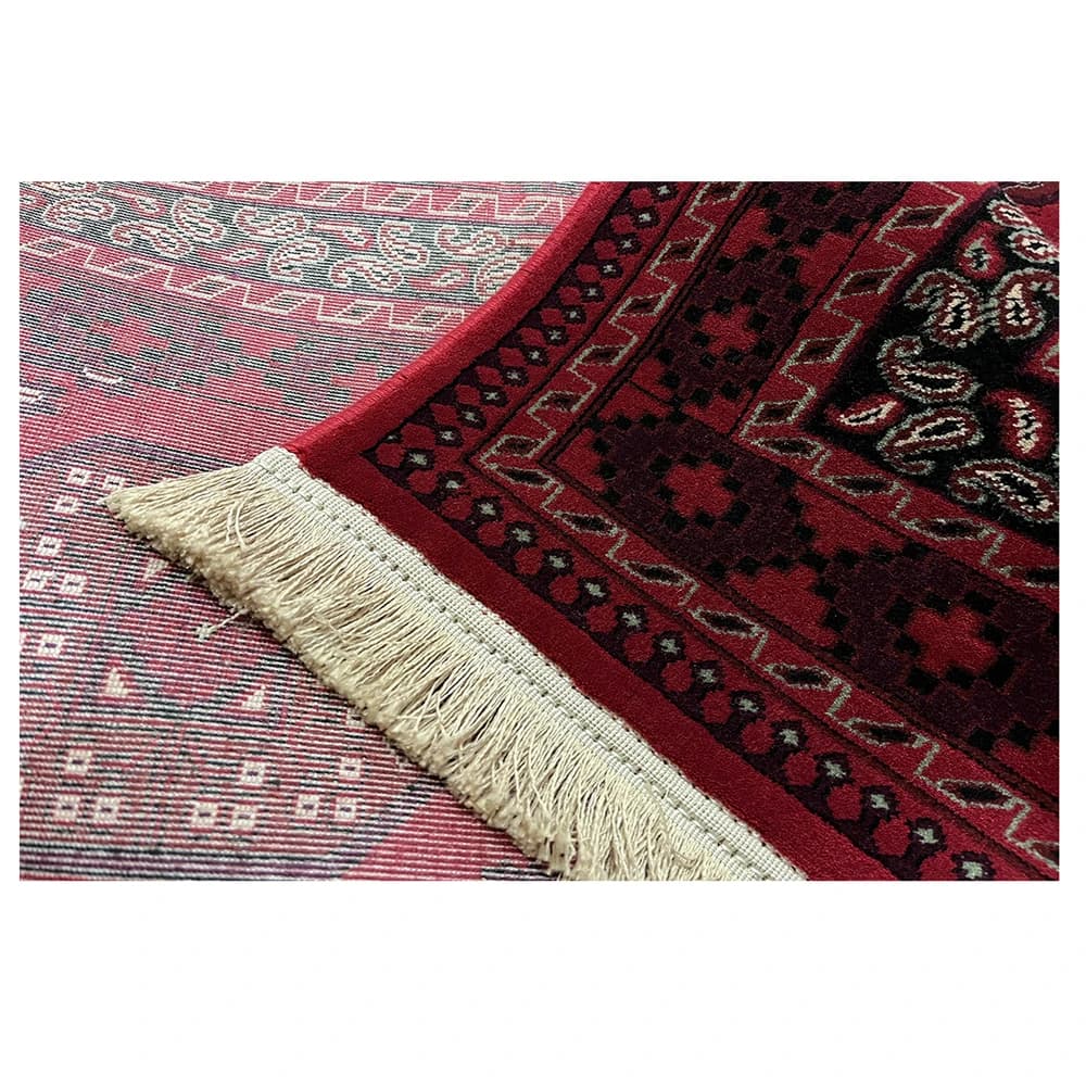 فرش ماشینی ترکمن 500 شانه طرح بلوچ کد R4500 — تصویر ۶