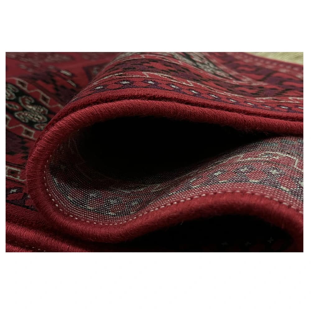 فرش ماشینی ترکمن 500 شانه طرح بلوچ کد R4500 — تصویر ۵