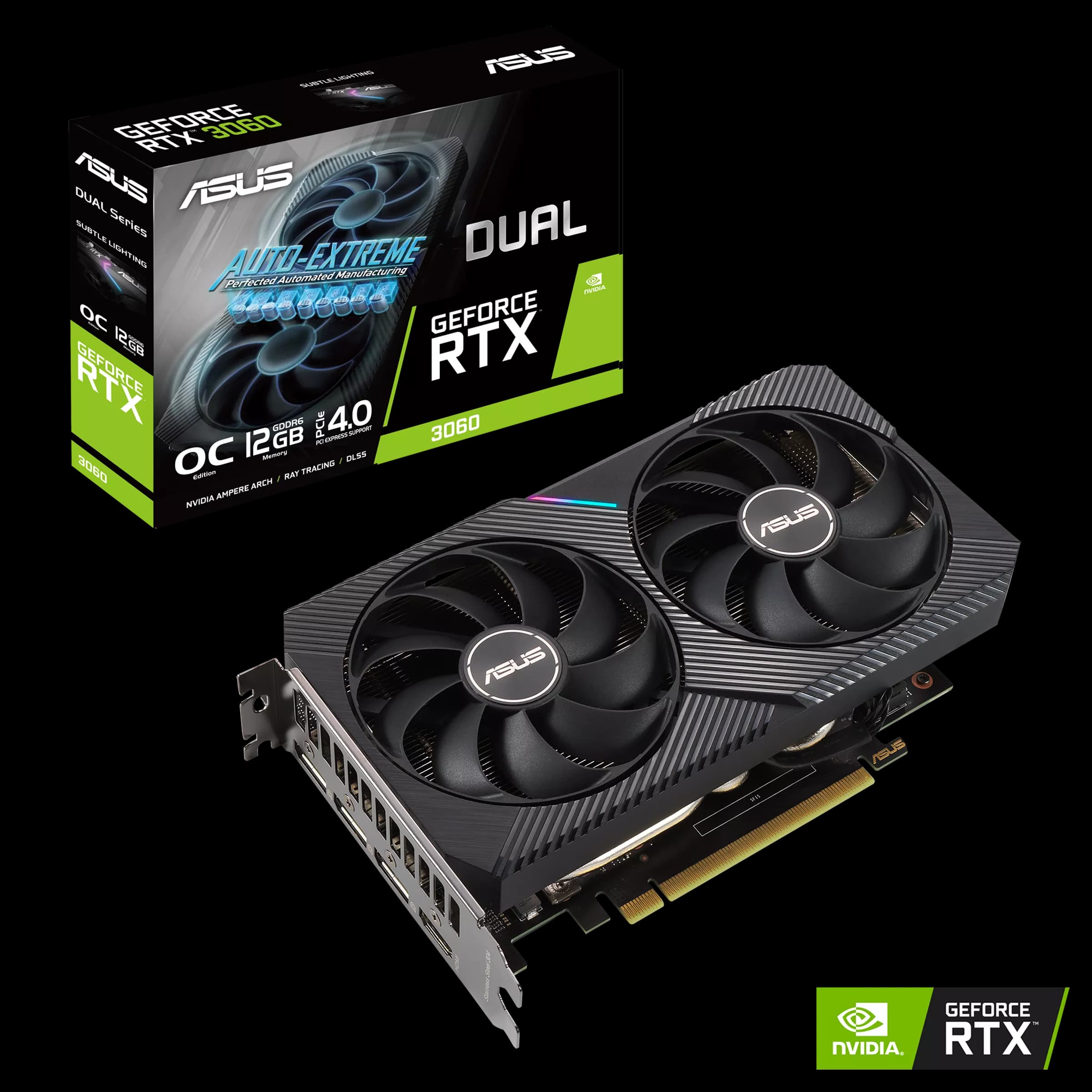 کارت گرافیک ایسوس مدل DUAL RTX 3060 O12G