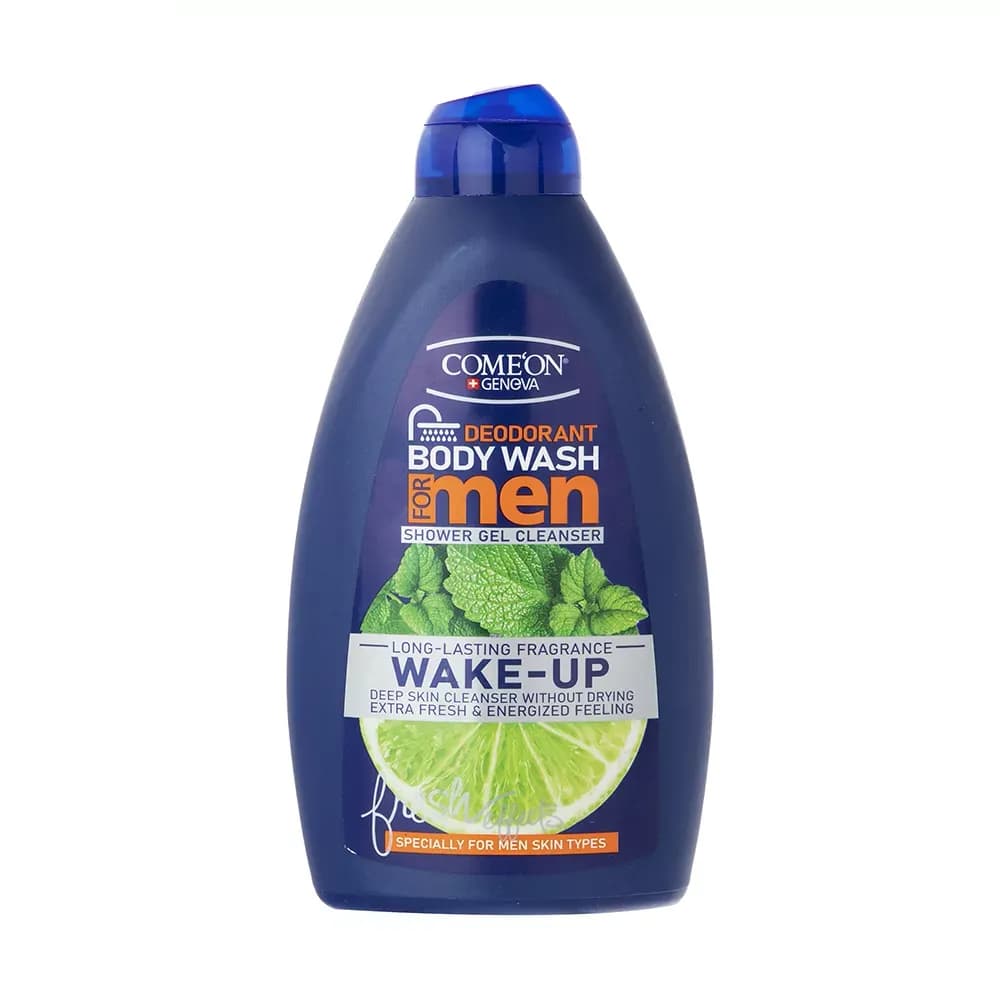 شامپو بدن ژلی کامان مدل Wake Up مناسب آقایان حجم 510 میلی لیتر — تصویر ۷