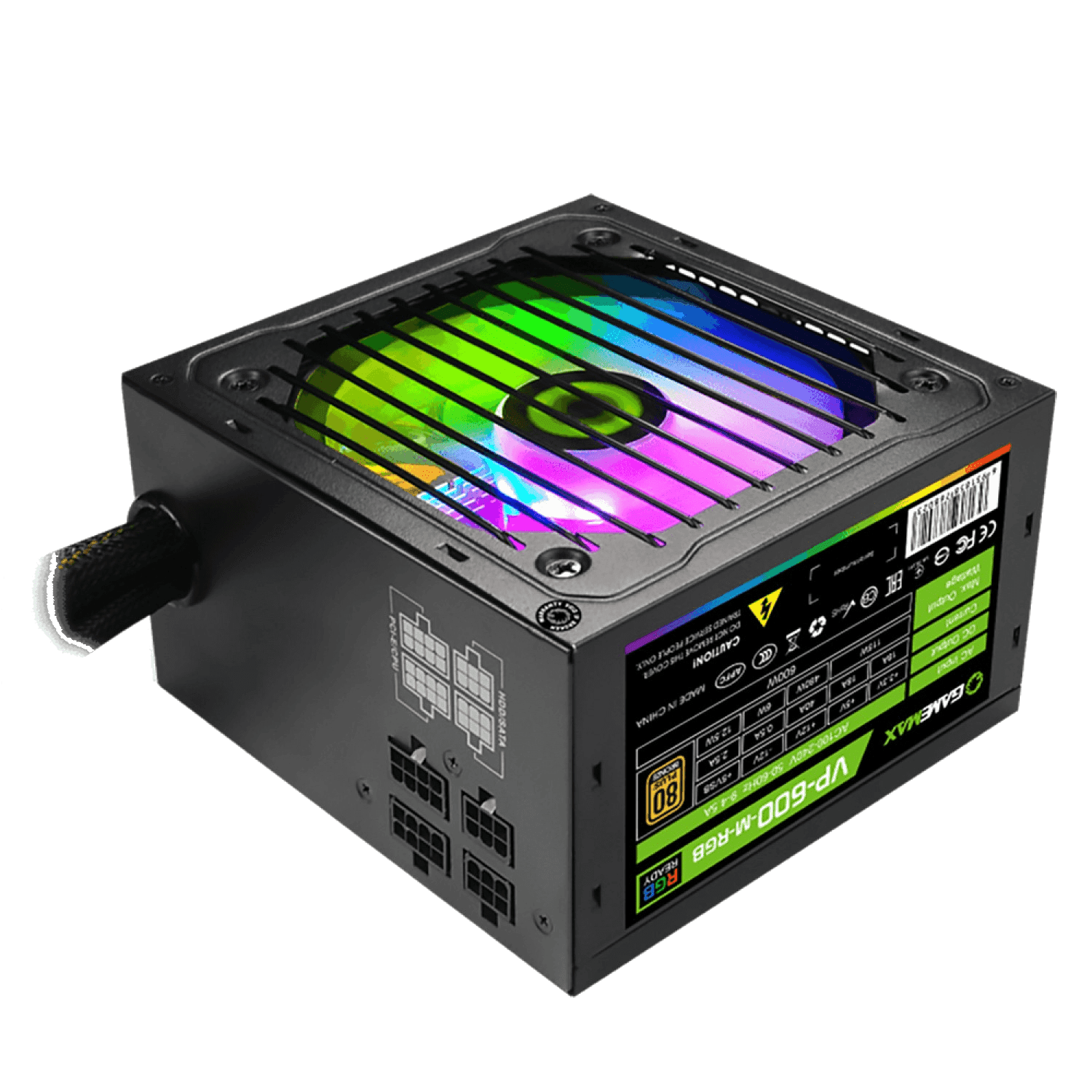 پاور GameMax VP-600-RGB-M — تصویر ۴