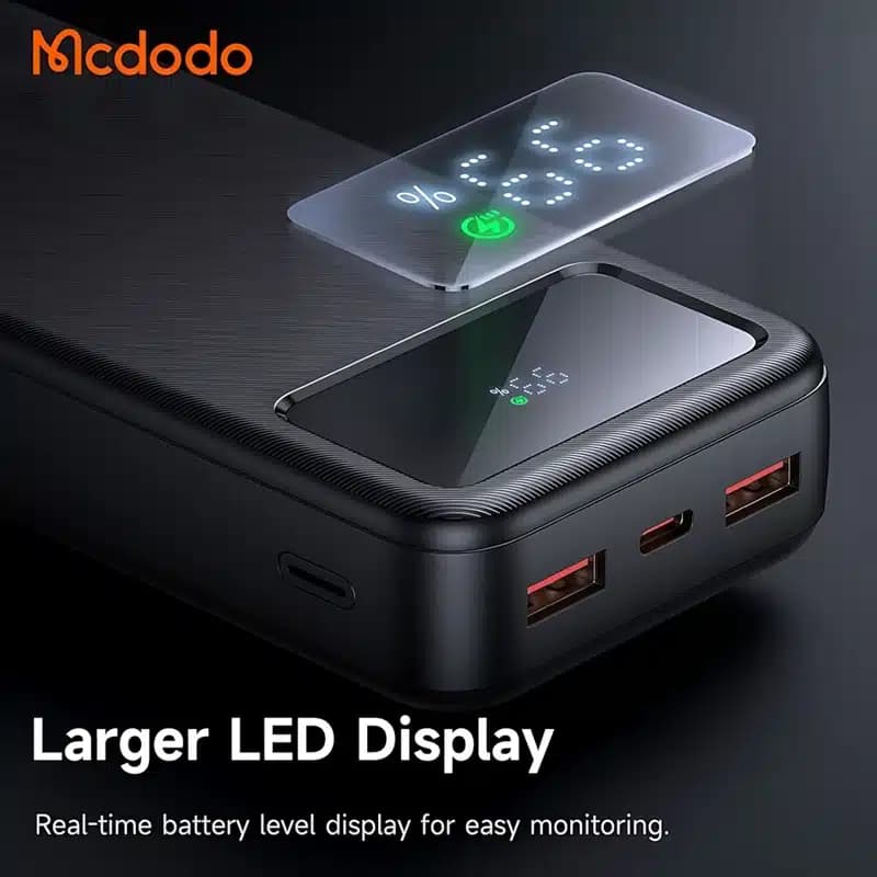 پاوربانک مک دودو MC-4230 ظرفیت 20000 میلی آمپر ساعت — تصویر ۱۲