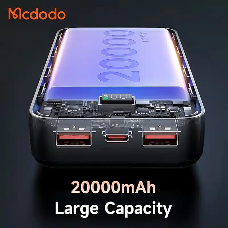 پاوربانک مک دودو MC-4230 ظرفیت 20000 میلی آمپر ساعت — تصویر ۸