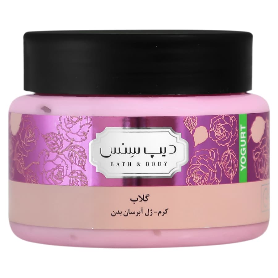 کرم ژل آبرسان بدن گلاب دیپ سنس — تصویر ۸