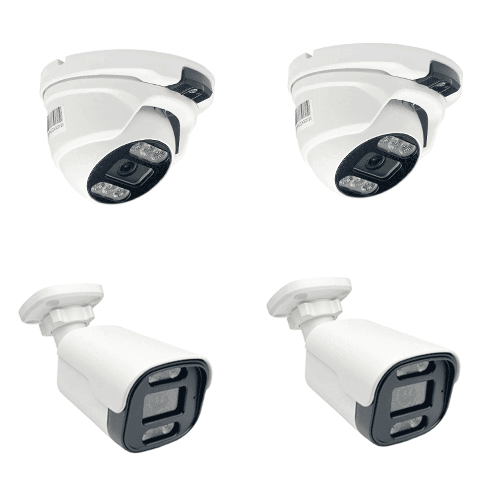 پکیج 4 کانال دوربین مداربسته 5 مگاپیکسل تحت شبکه POE مدل HP-H5235e-4C — تصویر ۴