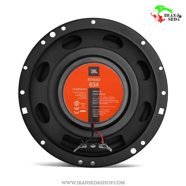 بلندگو گرد جی بی ال مدل jbl stage2 634 سایز 6.5 اینچ با یک سال گارانتی صوت ایران کیش — تصویر ۵