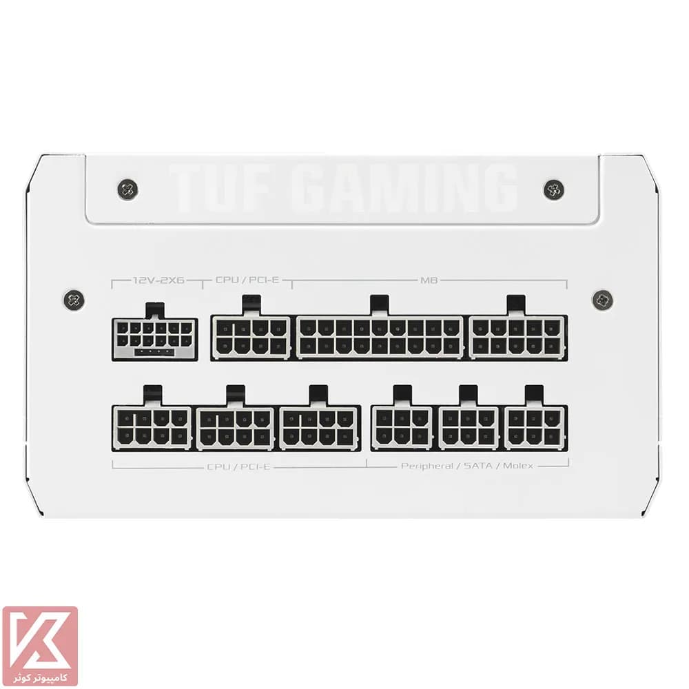 پاور ایسوس 1000 وات فول ماژولار مدل TUF Gaming 1000W WHITE4 — تصویر ۱۲