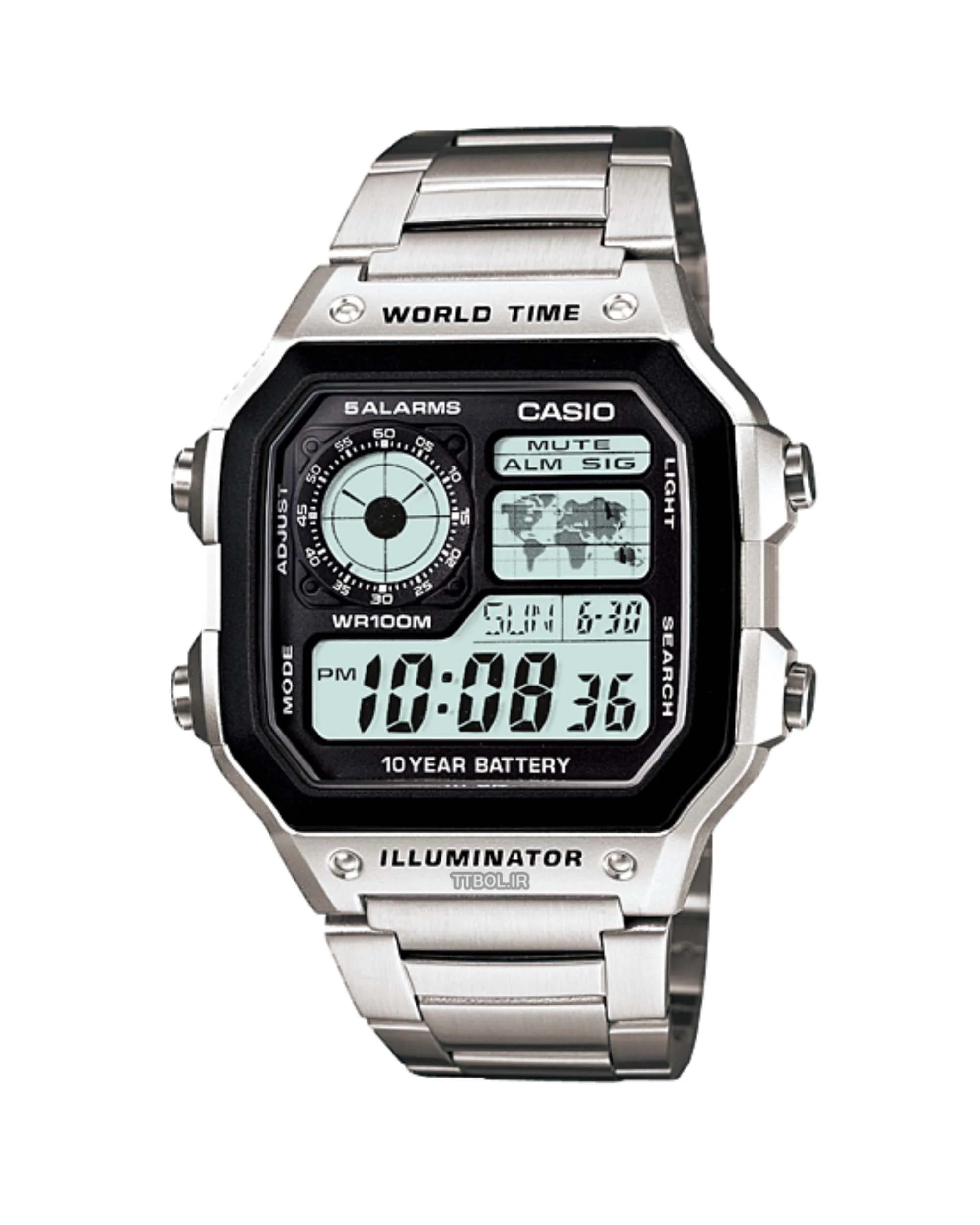 ساعت کاسیو Casio وینتیج مدل AE-1200WHD-1AV — تصویر ۹