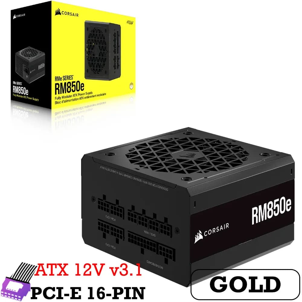پاور کورسیر فول ماژولار 850 وات مدل RM850e ATX 3.1 — تصویر ۵