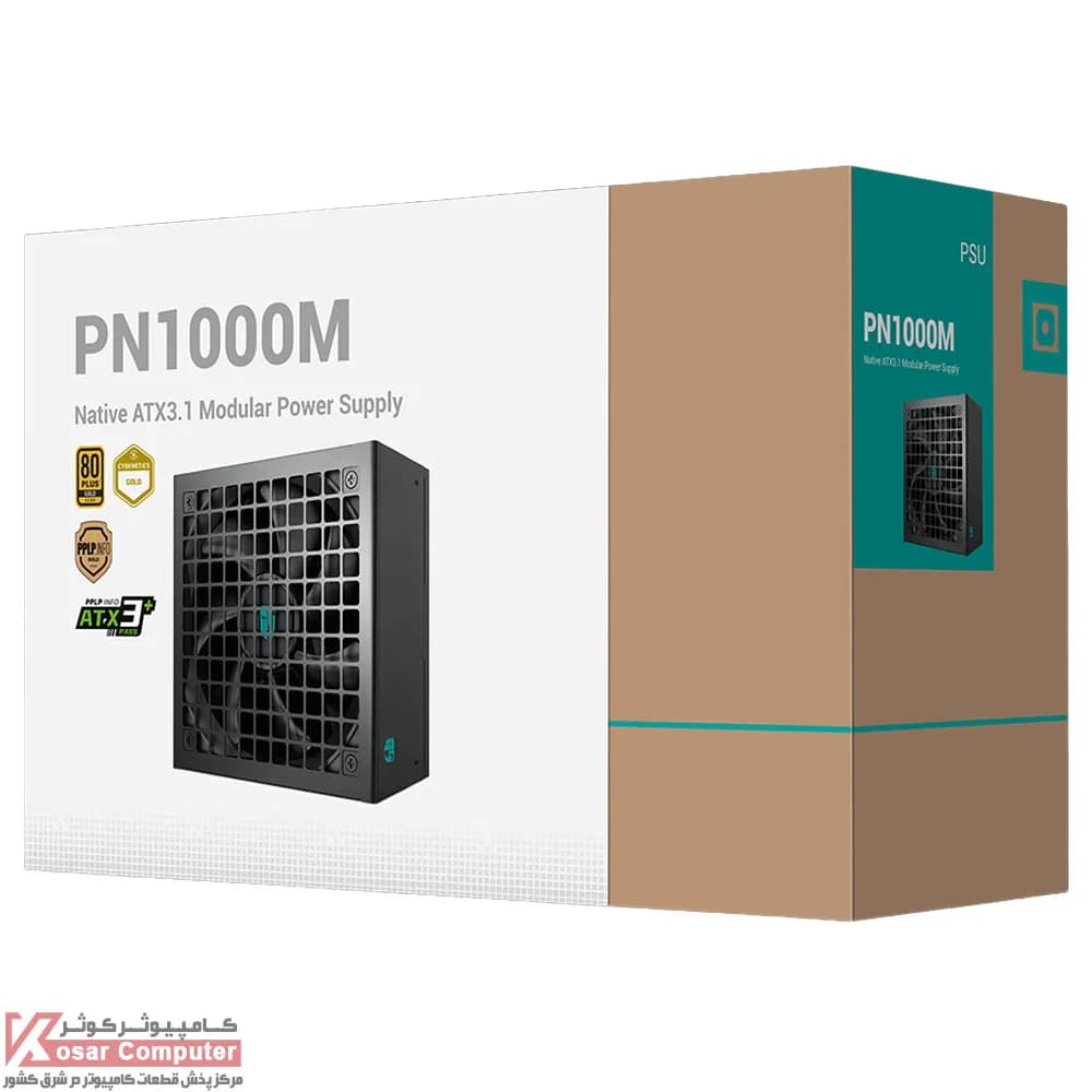 پاور دیپ کول 1000 وات مدل PN1000M ATX 3.1 — تصویر ۲