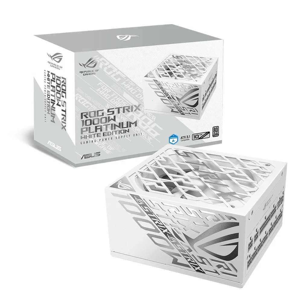 پاور ایسوس 1000 وات فول ماژولار مدل ROG Strix 1000W Platinum White — تصویر ۹