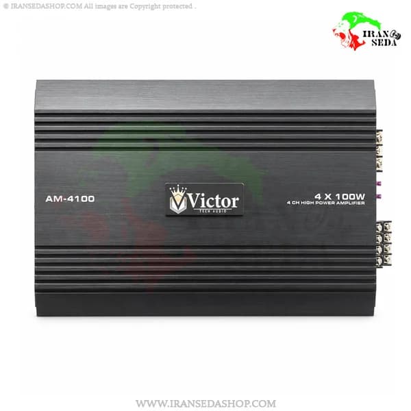 آمپلی فایر 4کانال ویکتور مدل Victor AM-4100 — تصویر ۳