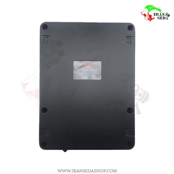 ساب ووفر اکتیو زیرصندلی همرساند مدل HAMMERSOUND HA-1010 سایز 10 اینچ 600 وات بسته یک عدد — تصویر ۷