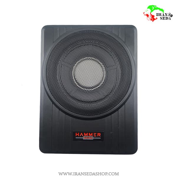 ساب ووفر اکتیو زیرصندلی همرساند مدل HAMMERSOUND HA-1010 سایز 10 اینچ 600 وات بسته یک عدد